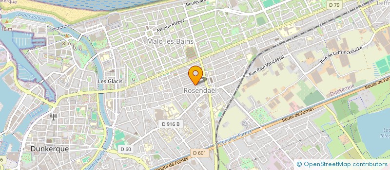 localisation de l'entreprise SCI ZADIG à DUNKERQUE