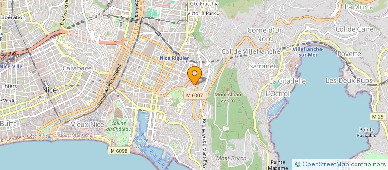 localisation de l'entreprise SCI ZADRIC à NICE