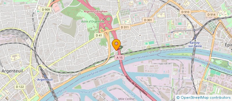 localisation de l'entreprise SCI ZAFIMMO  ARGENTEUIL