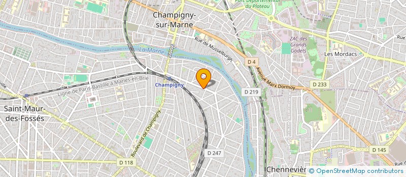 localisation de l'entreprise SCI ZAFO à SAINT-MAUR-DES-FOSSES