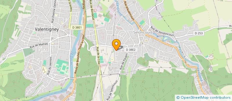 localisation de l'entreprise SCI ZAFRA  SELONCOURT