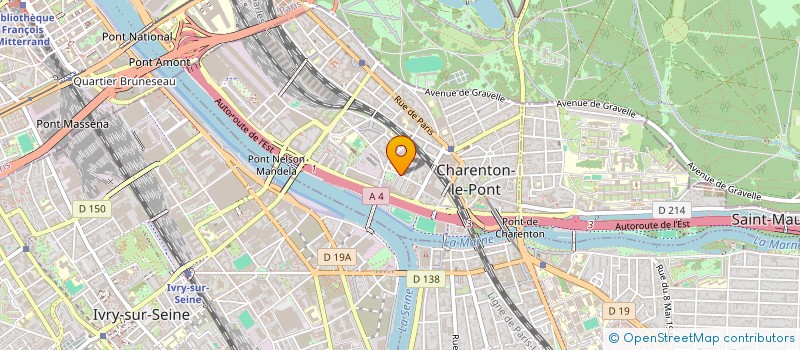 localisation de l'entreprise SCI ZAFRANY LA VARENNE  CHARENTON-LE-PONT