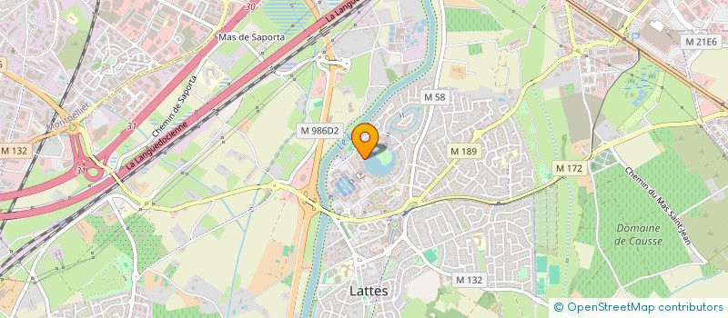 localisation de l'entreprise SCI ZAGO INVESTISSEMENT à LATTES