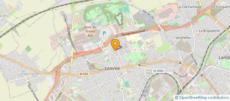 localisation de l'entreprise SCI ZAHIA à LILLE
