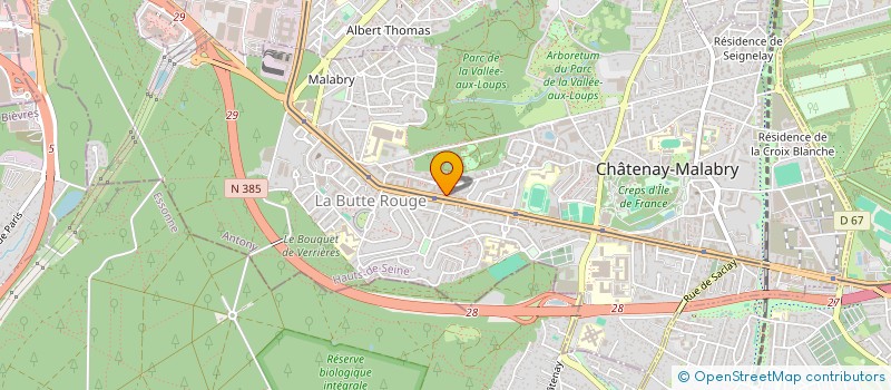 localisation de l'entreprise SCI ZAHID-ZAIDAT  CHATENAY-MALABRY