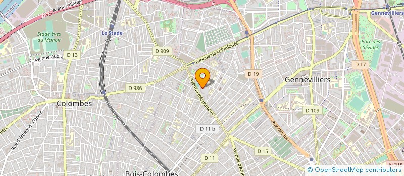 localisation de l'entreprise SCI ZAHLIE à ASNIERES-SUR-SEINE