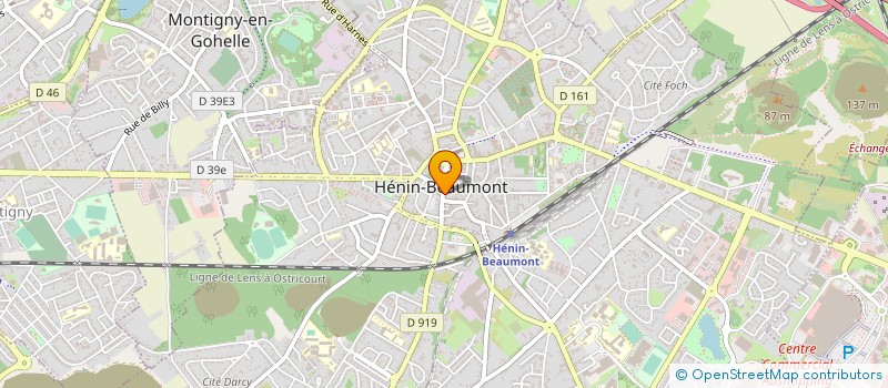 localisation de l'entreprise SCI ZAHRA à HENIN-BEAUMONT