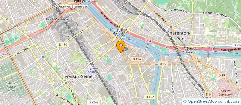 localisation de l'entreprise SCI ZAHRA à IVRY-SUR-SEINE