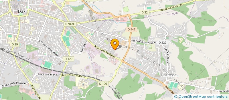 localisation de l'entreprise SCI ZAHRA  NARROSSE