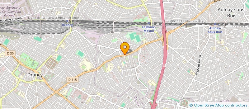 localisation de l'entreprise SCI ZAHRA à LE BLANC-MESNIL