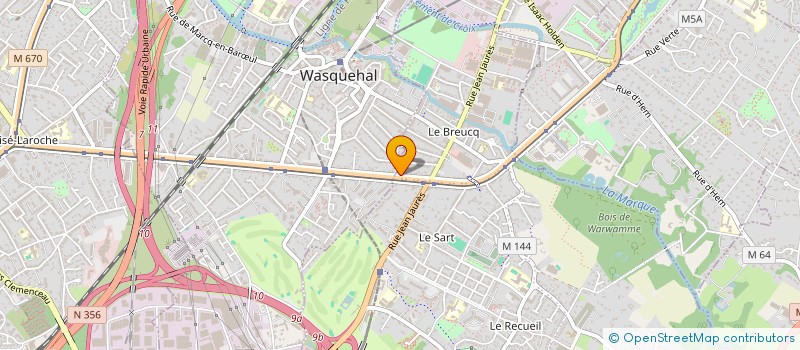 localisation de l'entreprise SCI ZAHRA à VILLENEUVE-D'ASCQ