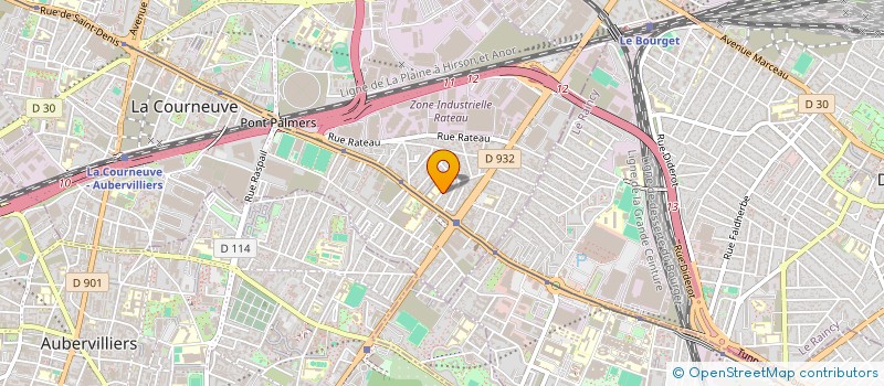 localisation de l'entreprise SCI ZAHRA à LA COURNEUVE