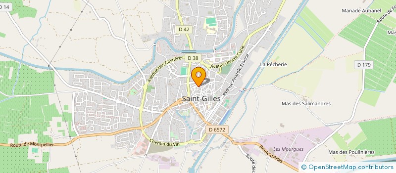 localisation de l'entreprise SCI ZAHRA A.S.F. à SAINT-GILLES