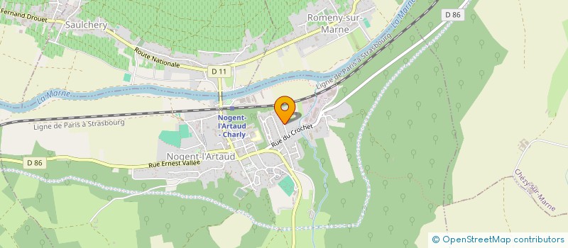 localisation de l'entreprise SCI ZAIMECHE-IMMO  NOGENT-L'ARTAUD