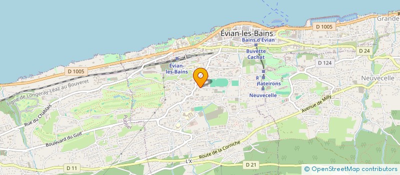 localisation de l'entreprise SCI ZAIN  EVIAN-LES-BAINS