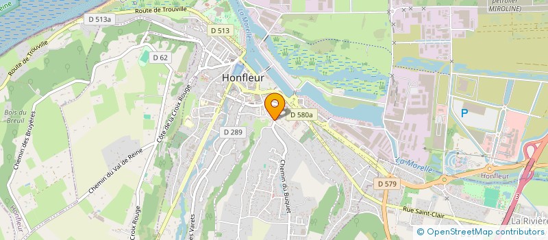 localisation de l'entreprise SCI ZAIN LE CONQUERANT à HONFLEUR