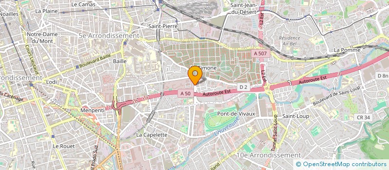 localisation de l'entreprise SCI ZAIR à MARSEILLE