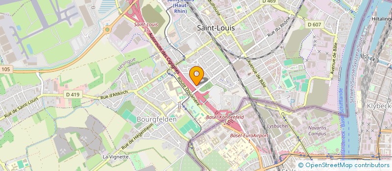 localisation de l'entreprise SCI ZAIR  SAINT-LOUIS