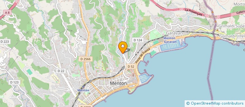 localisation de l'entreprise SCI ZAITER & BERNARD à MENTON