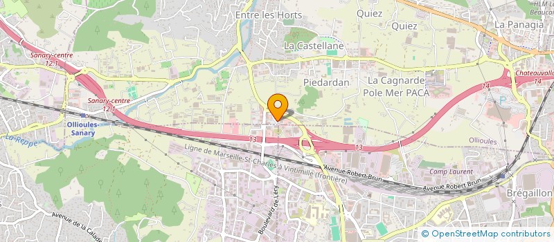 localisation de l'entreprise SCI ZAKINE  OLLIOULES