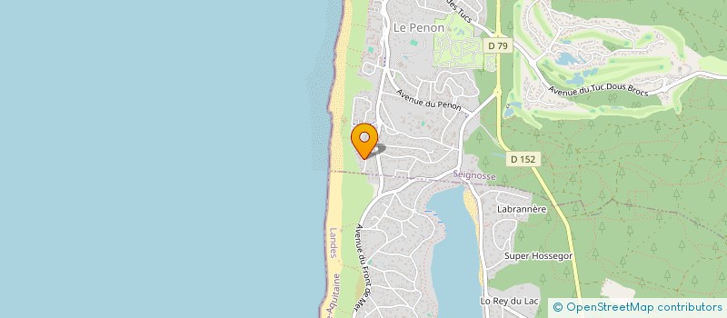 localisation de l'entreprise SCI ZAKOF  SEIGNOSSE