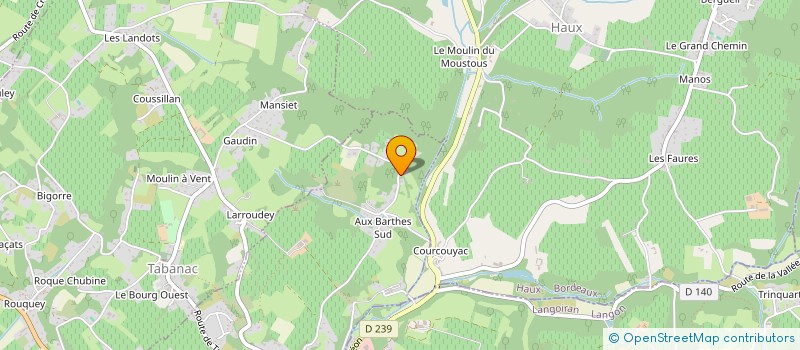 localisation de l'entreprise SCI ZAKOFAIGE  LE TOURNE