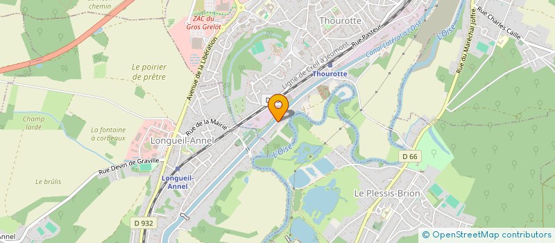 localisation de l'entreprise SCI ZAKY  THOUROTTE