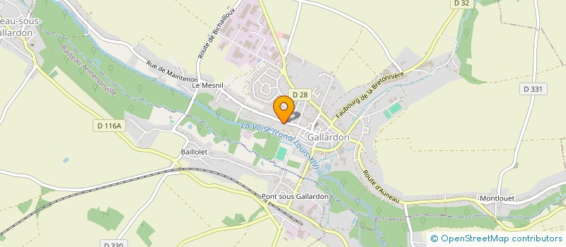 localisation de l'entreprise SCI ZALA à GALLARDON
