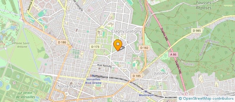 localisation de l'entreprise SCI ZALDITEGIA à VERSAILLES