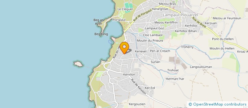 localisation de l'entreprise SCI ZALIAN  PLOUARZEL