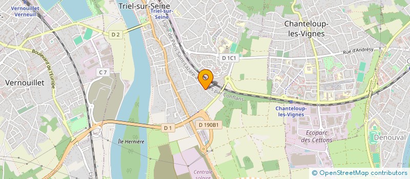 localisation de l'entreprise SCI ZALONA  TRIEL-SUR-SEINE