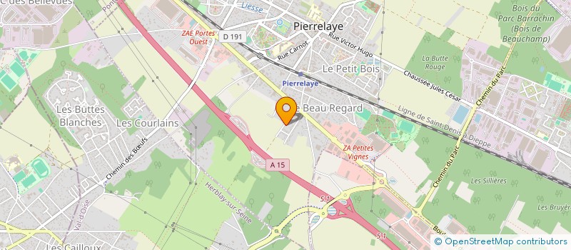 localisation de l'entreprise SCI ZALUCHA IMMOBILIER  PIERRELAYE