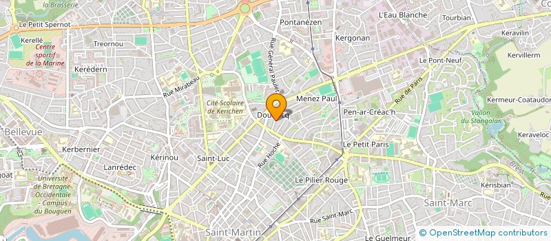 localisation de l'entreprise SCI ZAM  BREST