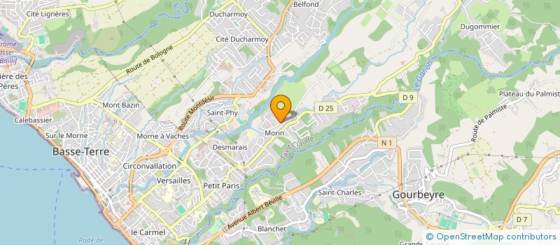 localisation de l'entreprise SCI ZAMBAO à SAINT-CLAUDE