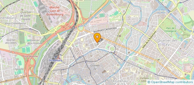 localisation de l'entreprise SCI ZAMBAR  STRASBOURG