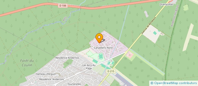 localisation de l'entreprise SCI ZAMBITO - GARDIEN  ANDERNOS-LES-BAINS