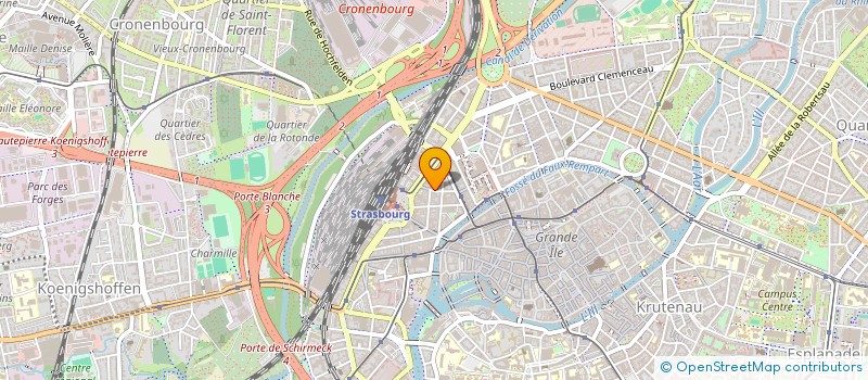 localisation de l'entreprise SCI ZAMBURGER  STRASBOURG