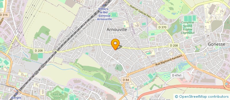 localisation de l'entreprise SCI ZAMEEN  ARNOUVILLE