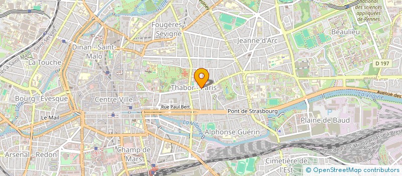localisation de l'entreprise SCI ZAMIOCULCAS  RENNES