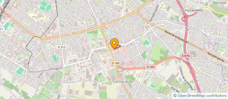 localisation de l'entreprise SCI ZAMIR à ANGERS