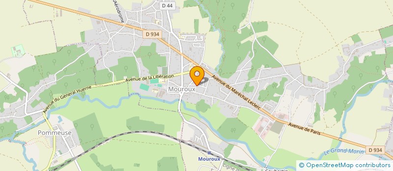 localisation de l'entreprise SCI ZAMM  MOUROUX