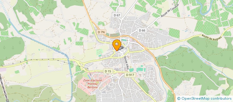 localisation de l'entreprise SCI ZAMUDIO  LAMBESC