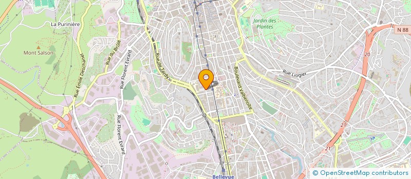 localisation de l'entreprise SCI ZANA 2  SAINT-ETIENNE