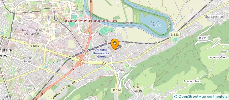 localisation de l'entreprise SCI ZANASA  GIERES