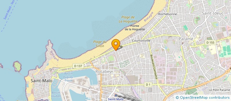 localisation de l'entreprise SCI ZANAUD  SAINT-MALO