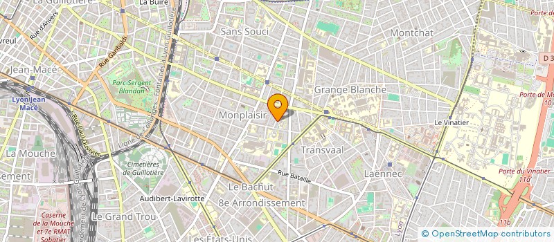 localisation de l'entreprise SCI ZANCHETTA PERE ET FILS  LYON