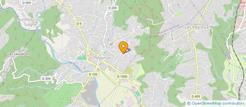 localisation de l'entreprise SCI ZANELLA  PEGOMAS