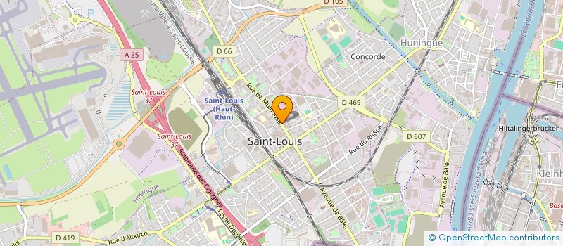 localisation de l'entreprise SCI ZANIMO  SAINT-LOUIS