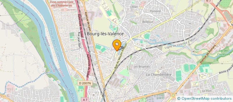 localisation de l'entreprise SCI ZANNIER  BOURG-LES-VALENCE