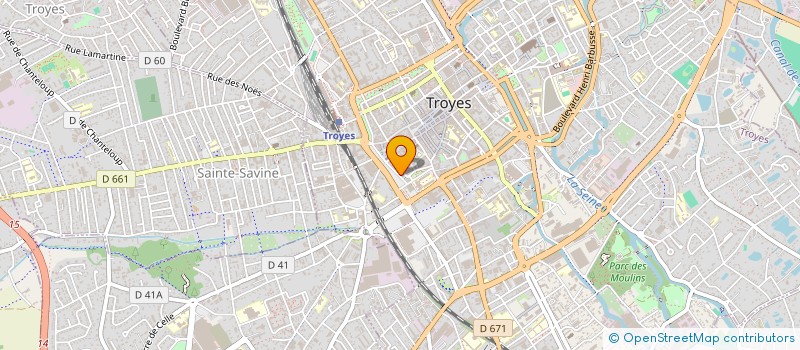 localisation de l'entreprise SCI ZANO à TROYES